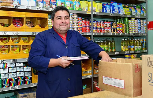 Almacén y punto de atención