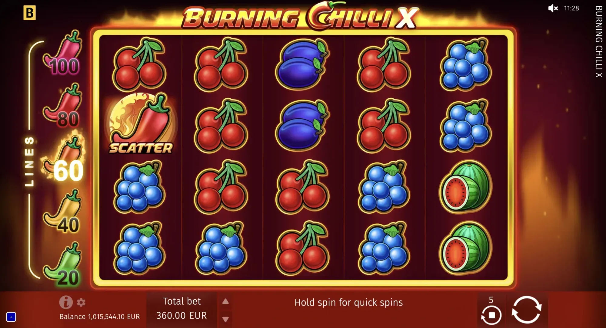 Burning Chilli X